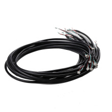 JST ZH 4PIN 1.5mm Pitch Male Connector 2464 Wire Harness with Black Jacket